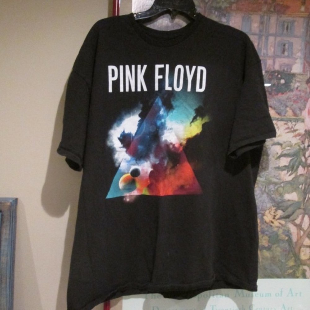 Retro PINK FLOYD official licensed product Black Concert Tee T Shirt Top